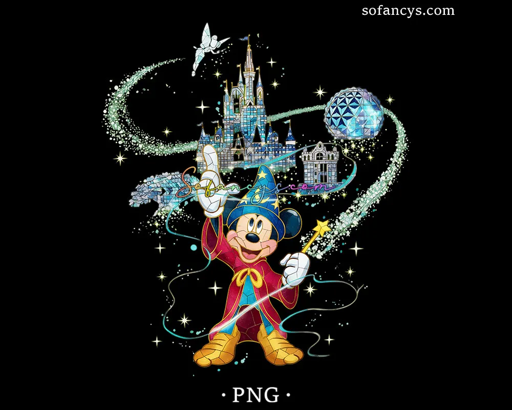 Disney Sorcerer Mickey PNG