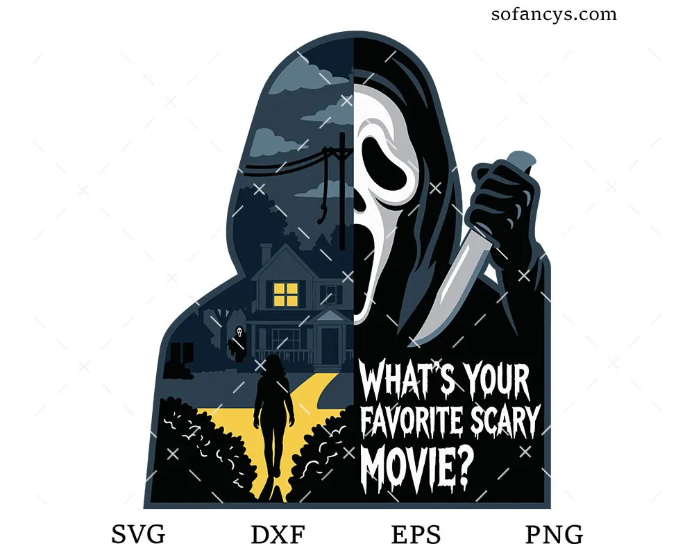 Ghostface Killer SVG