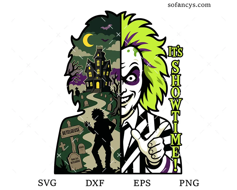 It's Showtime Beetlejuice SVG