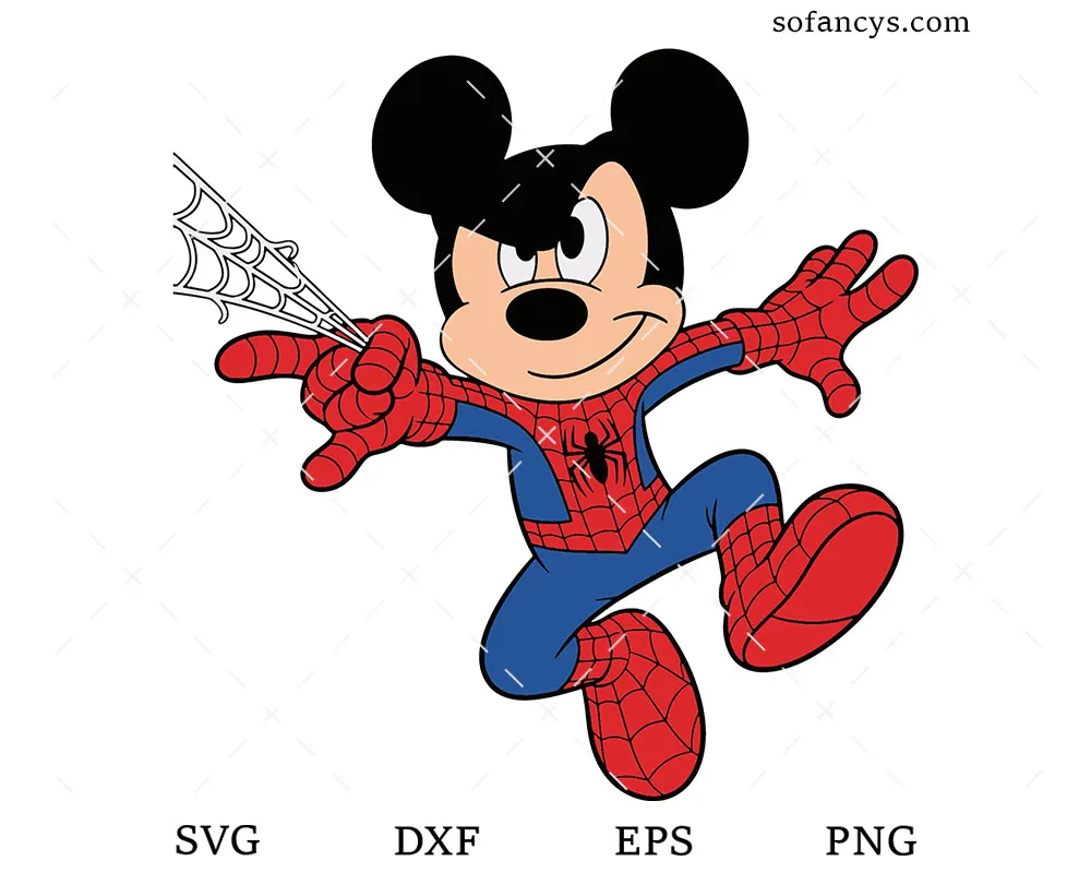 Mickey Spider Hero SVG