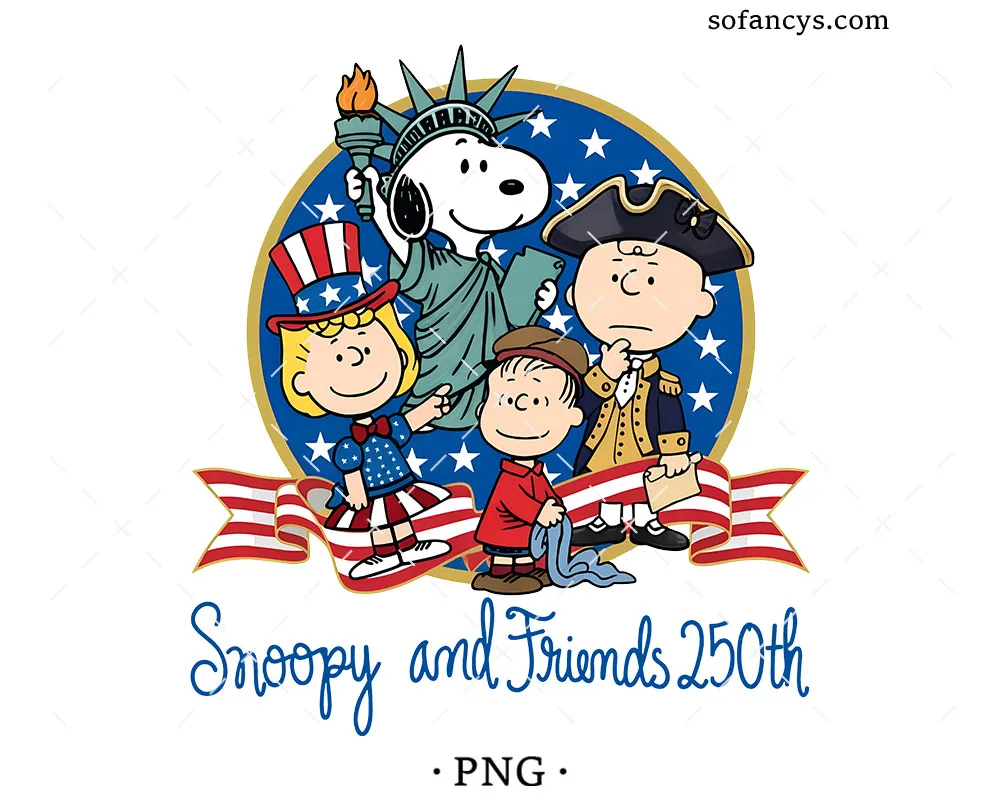 Snoopy And Friends 250th PNG