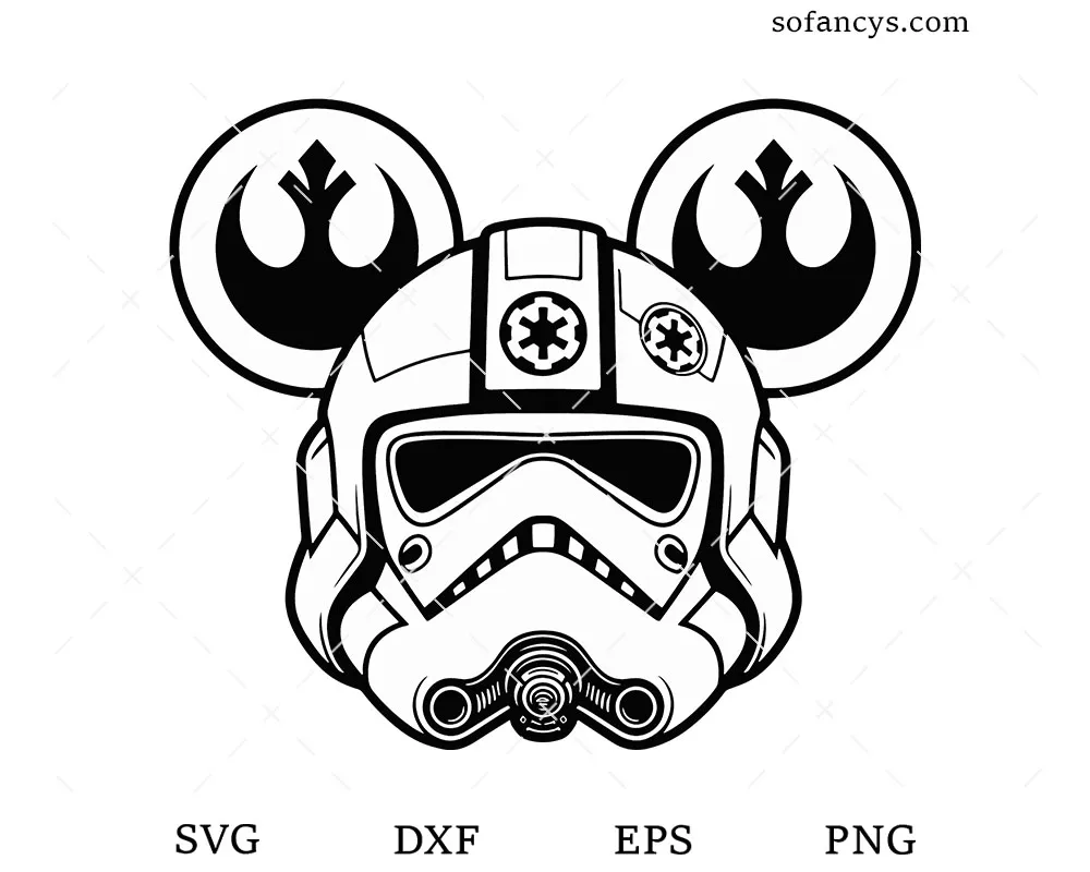 Stormtrooper Mickey SVG