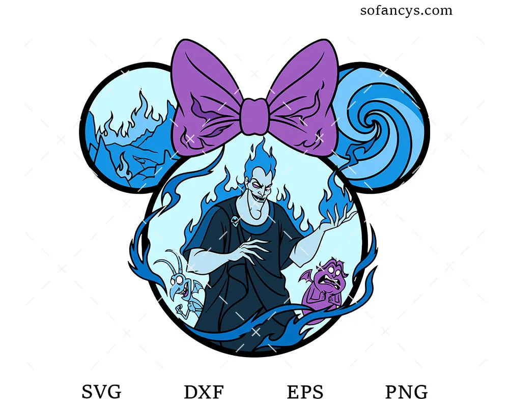 Hades Mickey Ears SVG