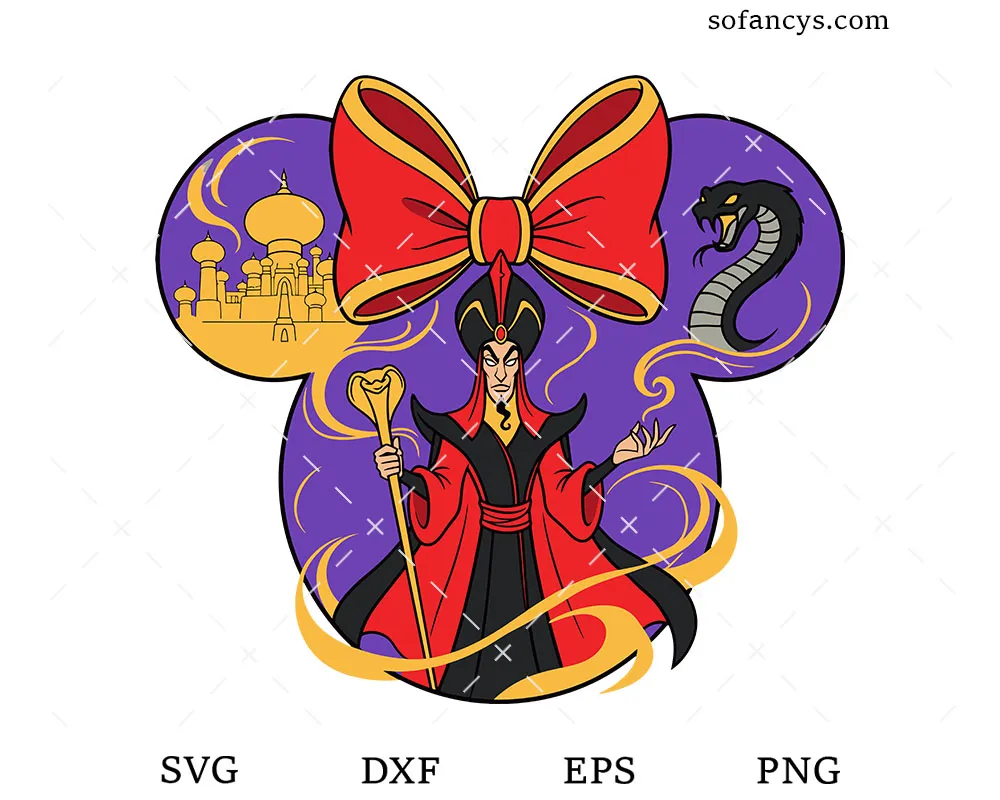 Jafar Mickey Ears SVG