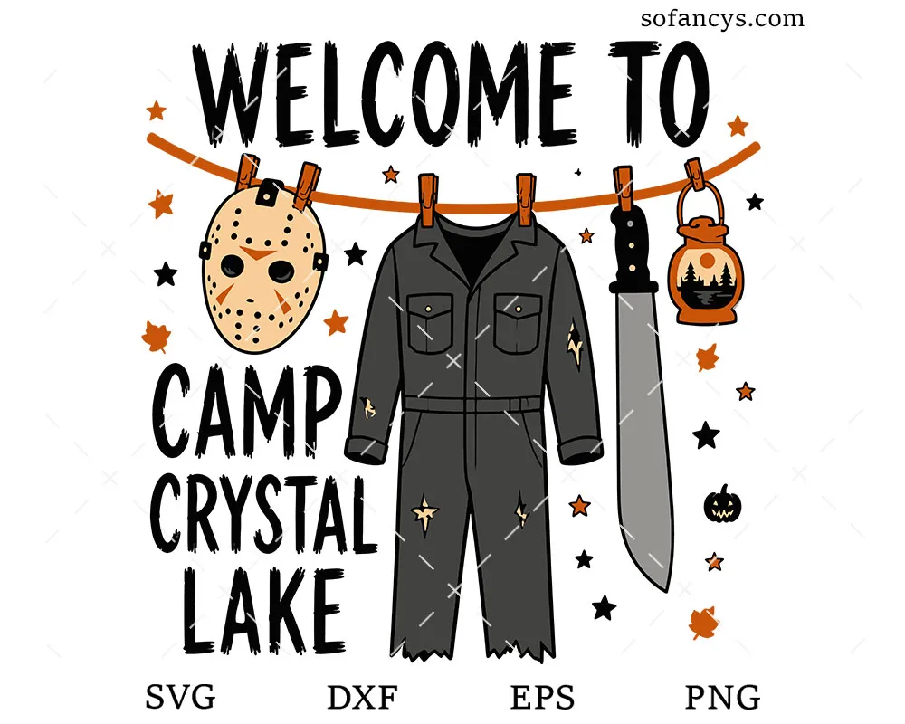 Camp Crystal Lake SVG