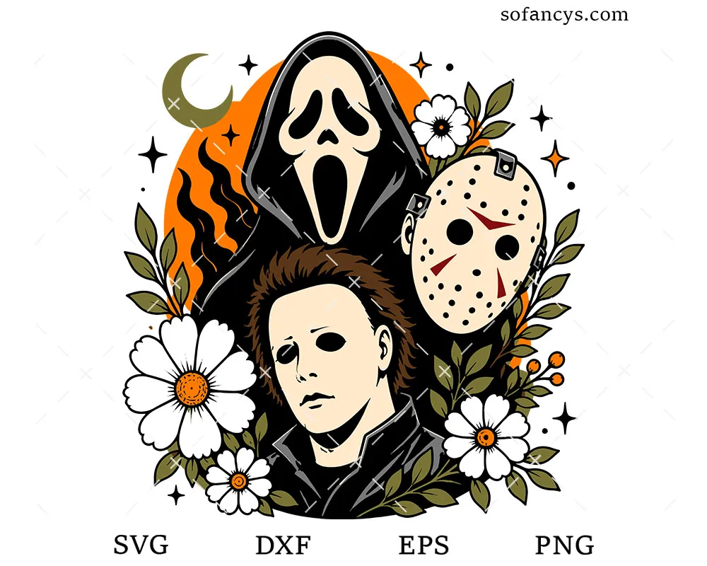 Classic Slasher Trio SVG