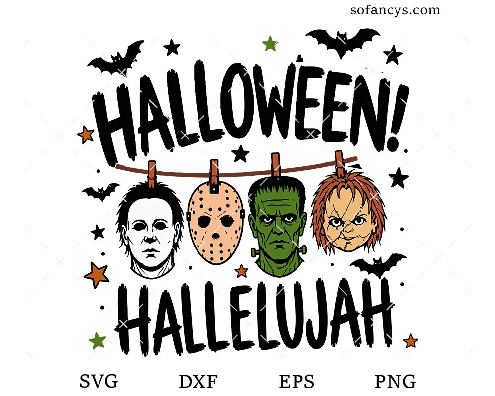 Halloween Horror Characters SVG