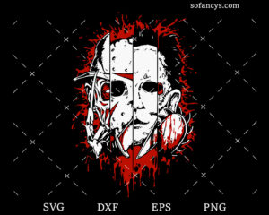 Halloween Horror Movie Killers SVG DXF EPS PNG Cut Files