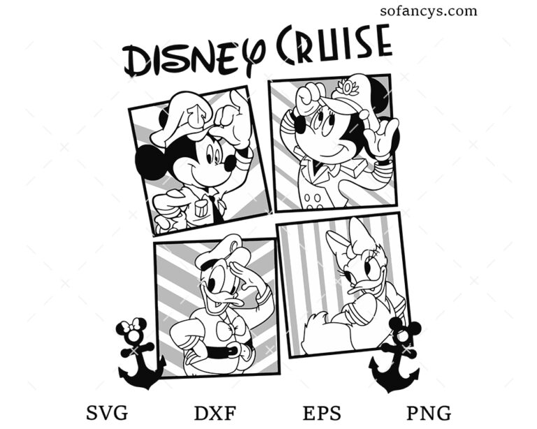 Disney Time Rover Svg Retro Disney Cruise SVG DXF EPS PNG Cut Files