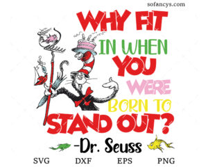 Dr Seuss Teacher Appreciation SVG DXF EPS PNG Cut Files