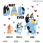 Custom Bluey Mom SVG DXF EPS PNG Cut Files