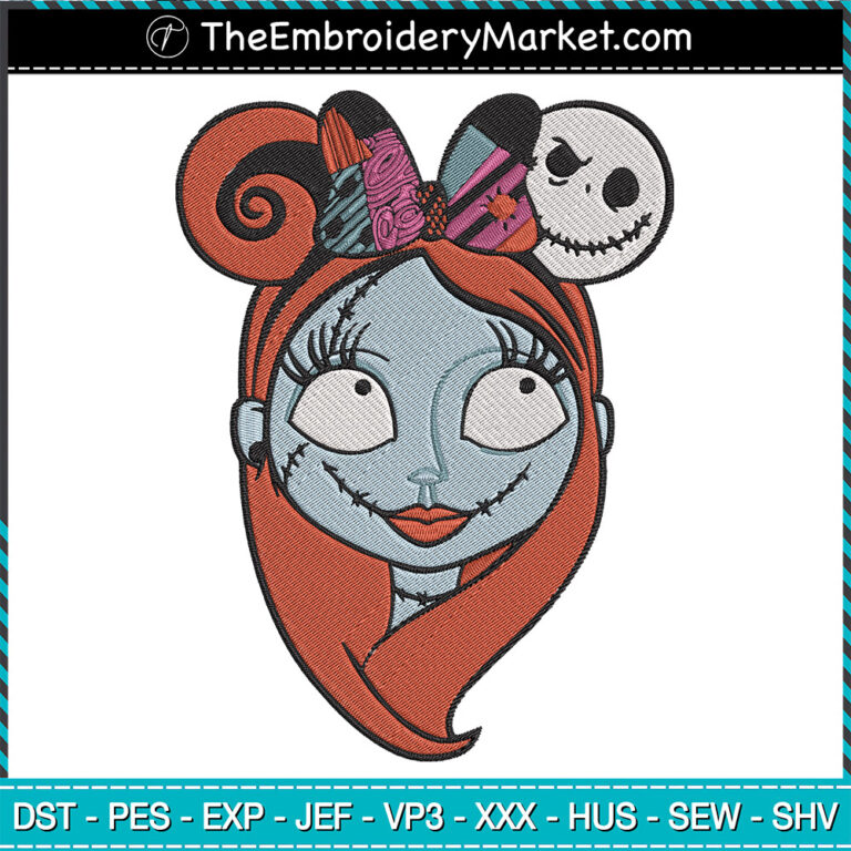 The Nightmare Before Christmas Sally Patterned Color-Block Hoodie
